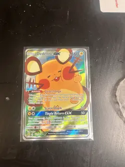 The Pokemon Company Dedenne GX Unbroken Bonds 195/214 Full Art Holo Ultra Rare - Image 1