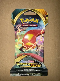 Pokemon Sword & Shield Darkness Ablaze Booster Sleeves - SWSH038 - Image 1
