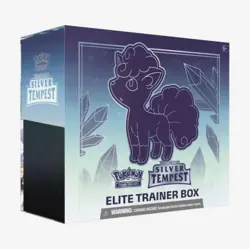 Pokemon Sword & Shield Silver Tempest Elite Trainer Box Vulpix English - Image 1