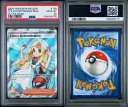 Pokemon Lillie's Determination Ultra Rare Holo PSA 10 169/132 Me01 Mega Evoluti… - Image 3