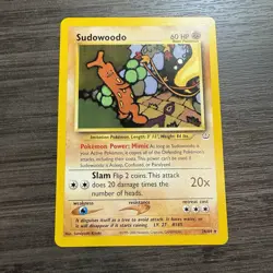 NM Sudowoodo 26/64 Neo Revelation Non Holo WotC Pokemon Original - Image 1
