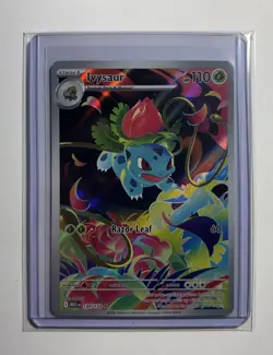 POKEMON MEGA EVOLUTIONS IVYSAUR ILLUSTRATION RARE 134/132 - Image 1