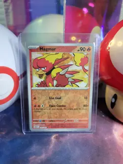 Magmar 126/165 Pokemon TCG S&V 151 Reverse Holo Common NM - Image 1