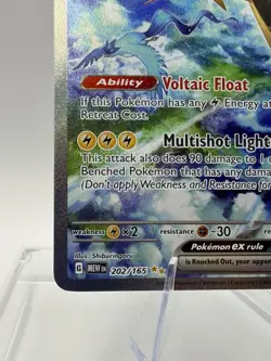 Zapdos ex Special Illustration Rare 202/165 Scarlet & Violet Pokemon 151 NM+ - Image 5