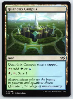 Quandrix Campus - Commander: Duskmourn: House of Horror - MTG - Near Mint - Image 1