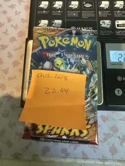 22.44g! HEAVY - Pokemon TCG Surging Sparks Booster Pack Sealed- Possible GODU - Image 3