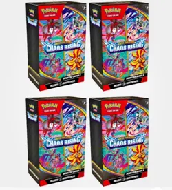 X 4 Pokemon Chaos Rising Booster Bundles *PRESALE* SHIPS ON 5/22 - Image 1