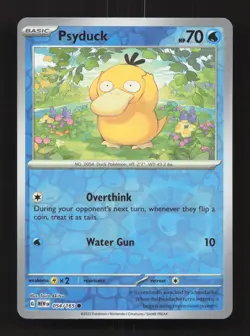 Psyduck 054/165 Common 151 Pokemon Reverse Holo Near Mint - Image 1