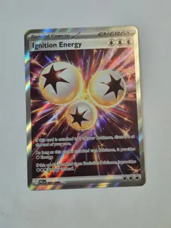 Ignition Energy 124/094 Ultra Rare Phantasmal Flames Pokemon Holo Near Mint - Image 1