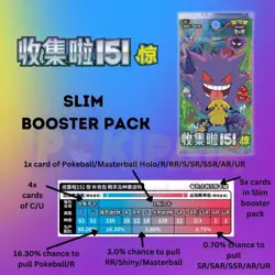 2025 Pokemon TCG Chinese Collect 151C Surprise Slim Sealed Case - Image 4