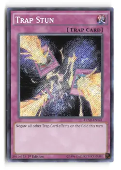 Trap Stun LC5D-EN141 Secret Rare 1st Edition Yu-Gi-Oh! - Image 1