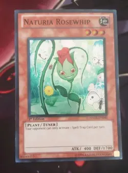Yu-Gi-Oh! Naturia Rosewhip HA02-EN041 Super Rare 1st Edition Light Play - Image 1