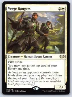 Verge Rangers - Commander: Duskmourn: House of Horror - MTG - Near Mint - Image 1