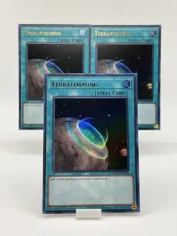 Yu-Gi-Oh! Terraforming RA04-EN084 Ultra Rare 1st Ed. X3 (Play Set) - Image 1