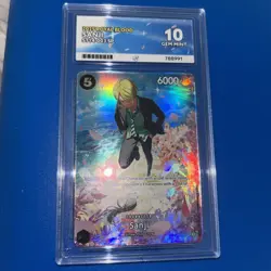 Sanji SP ST14-003 Ace 10 Grade One Piece Card English - Image 1