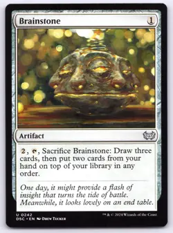 Brainstone - Commander: Duskmourn: House of Horror - MTG - Near Mint - Image 1