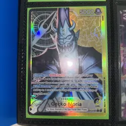 Gecko Moria Op14-080 Leader Alternate Art one piece tcg English - Image 1