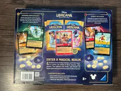 Disney Lorcana Trading Card Game 2 Decks 4 Booster Packs 1 Promo Card Sealed - Image 2