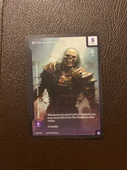 Call Of The Stones Bu’Ton The Painbringer NM Paper Rare Wonders Of The First - Image 2