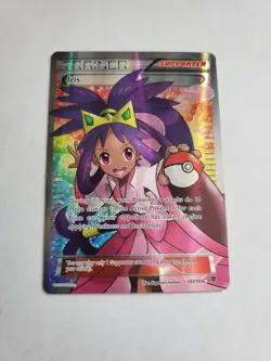 Pokemon Card - Iris (Full Art) - Plasma Blast 101/101 Holo Ultra Rare - Image 1
