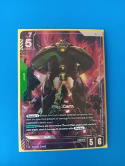 Big Zam GD01-027 | R+ | Gundam Card Game | Near Mint - Image 2