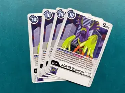 ADR-08 Optimizer EX2-053 Playset Digital Hazard Digimon Card Game x4 - Image 1