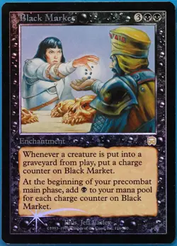 Black Market FOIL Mercadian Masques HEAVILY PLD Rare CARD (509272) ABUGames - Image 1