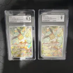 Pokemon Eevee Holo Card SV173 Black Star Promo 2-pack CGC Graded Lot - Image 1