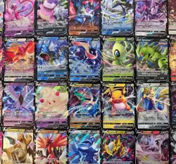 100 Pokemon Card Lot Holos Rares V EX GX BULK REVERSE MAX Box pack +ULTRA RARE. - Image 2