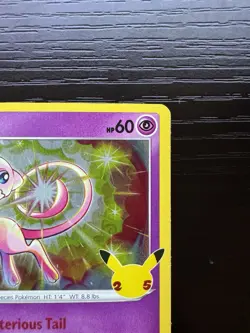 MEW 011/025 Celebrations 25th Anniversary HOLO RARE card 2021 Pokemon TCG - Image 3