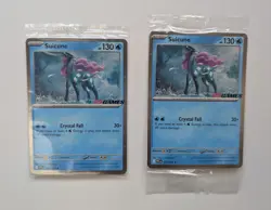 Pokemon Suicune EB Games Promo 26/94 Mega Evolution Card Sealed X2 Both - Image 1