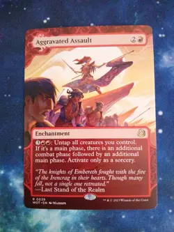 Aggravated Assault Wilds of Eldraine: Enchanting Tales Regular - Image 1