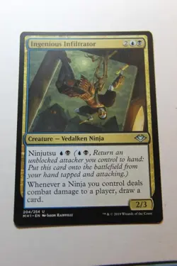 MTG Ingenious Infiltrator x1-Foil -Modern Horizons 1 Timeshifts-Lightly Played - Image 1