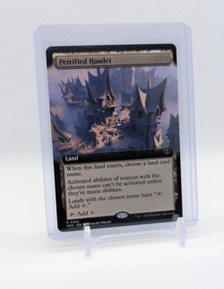 MTG - Petrified Hamlet - Extended Art Rare #362 - Secrets of Strixhaven NM - Image 1