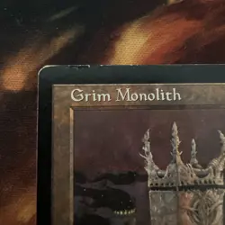 **Grim Monolith** ~Urza's Legacy~ MTG: Magic the Gathering, Heavy Play - Image 3