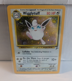 Pokemon TCG Pokemon Wigglytuff Holo Rare Holo base Set 2 - Image 1