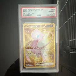 Pokemon Mew ex SV2a 208/165 Ultra Rare Holo PSA 10 Japanese Card 151 - Image 1