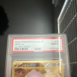 Pokemon Mew ex SV2a 208/165 Ultra Rare Holo PSA 10 Japanese Card 151 - Image 3