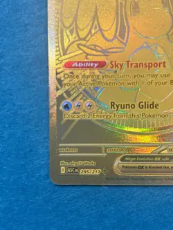 Mega Dragonite EX Gold Hyper Rare 295/217 Ascended Heroes Pokemon NM+ - Image 3