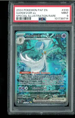 PSA 9 Gardevoir EX - 233/091 - Paldean Fates Graded Pokemon - Image 1