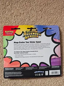 Pokemon TCG: Ascended Heroes 3-Pack Tech Sticker Collection Gastly Sealed - Image 2