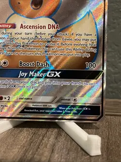 Pokemon TCG Eevee GX SM242 Black Star Promo Full Art Ultra Rare NM Condition - Image 5