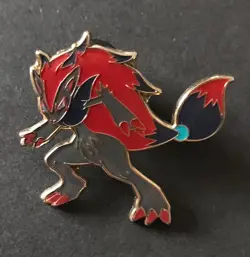 Zoroark Pokemon Pin Badge Metal 2015 From Shiny Blister Pack Breakthrough RARE - Image 1