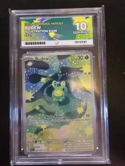 ACE 10 Pokemon TCG Budew IR Ascended Heroes #221 - Image 1