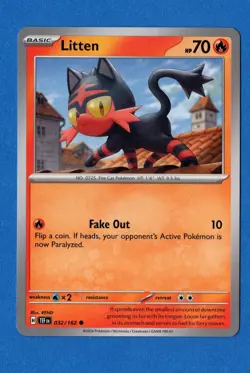 Litten - Normal Pokemon Scarlet & Violet Temporal Forces (032/162) - Image 1