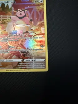 Pokemon Miltank Ultra Rare Full Art Holo Crown Zenith Galarian Gallery GG24/GG70 - Image 4