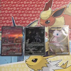 Pokemon 151 Ultra Premium Collection Promo Set Metal Mew, Mew ex & Mewtwo - Image 1