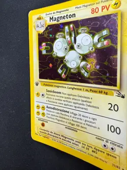 Pokemon Magneton 11/62 Fossil Rara Holo Prima Edizione Wizards ITA Carte Vintage - Image 4