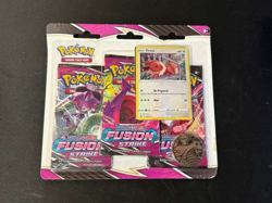Pokemon TCG: Sword & Shield Fusion Strike 3-Pack Blister (Eevee Promo) SEALED - Image 1