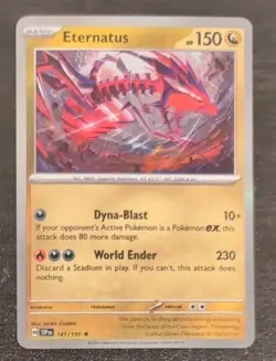 Eternatus 141/191 Holo Rare Pokemon TCG Surging Sparks - Image 3